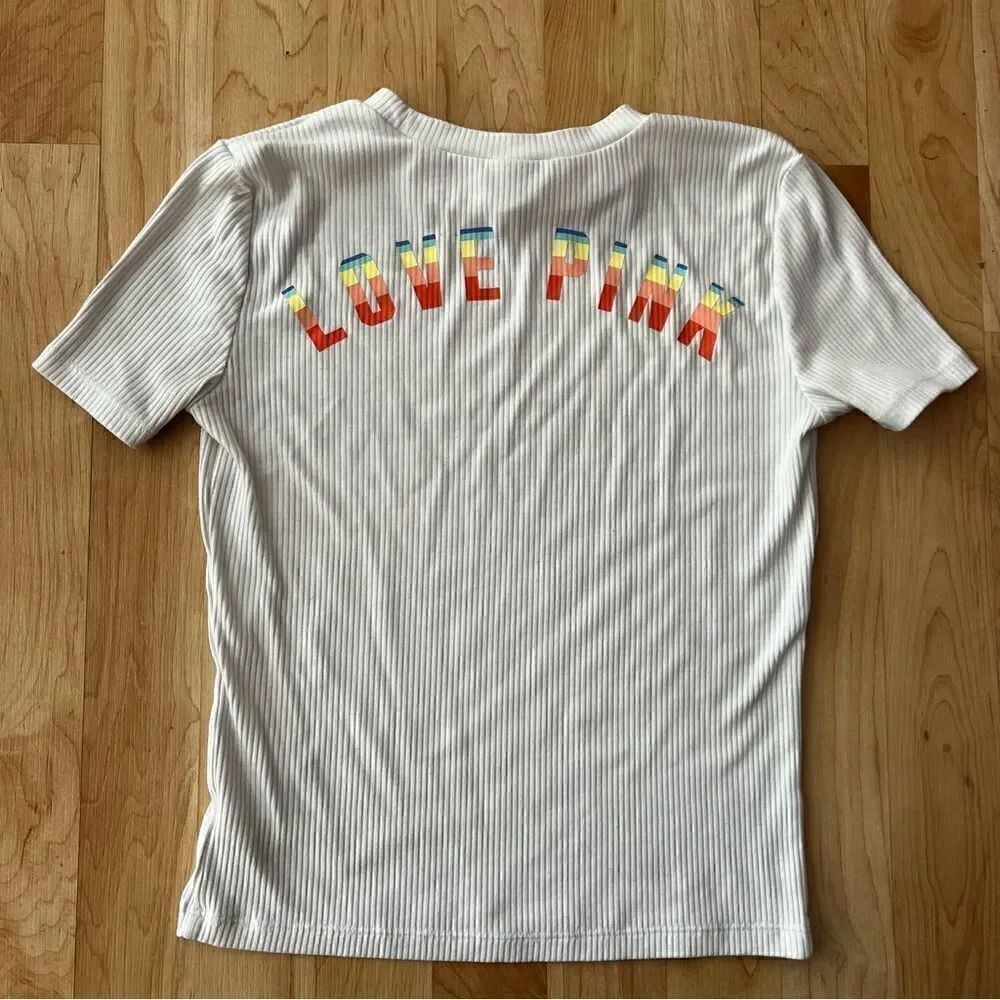 Victoria’s Secret PINK White Short Sleeve Shirt Women’s XS